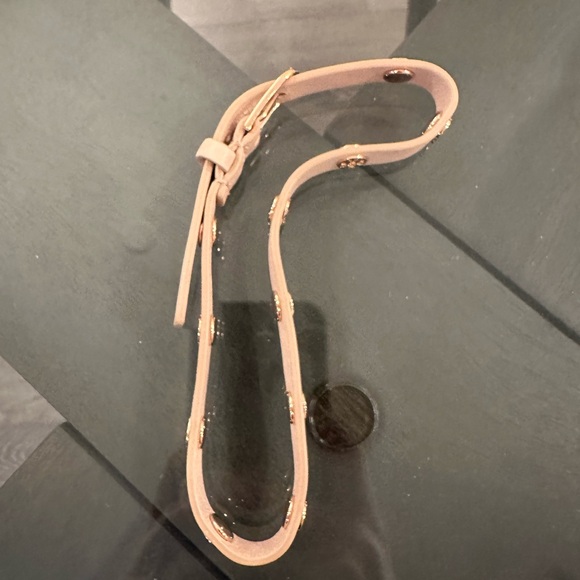 Tory Burch Beige Leather Wrap Bracelet - Picture 3 of 4